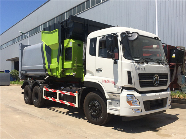 東風天龍勾臂垃圾車（轉運）